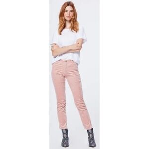 PAIGE Hoxton Slim‎ Corduroy Pants Blush Pink Size 29